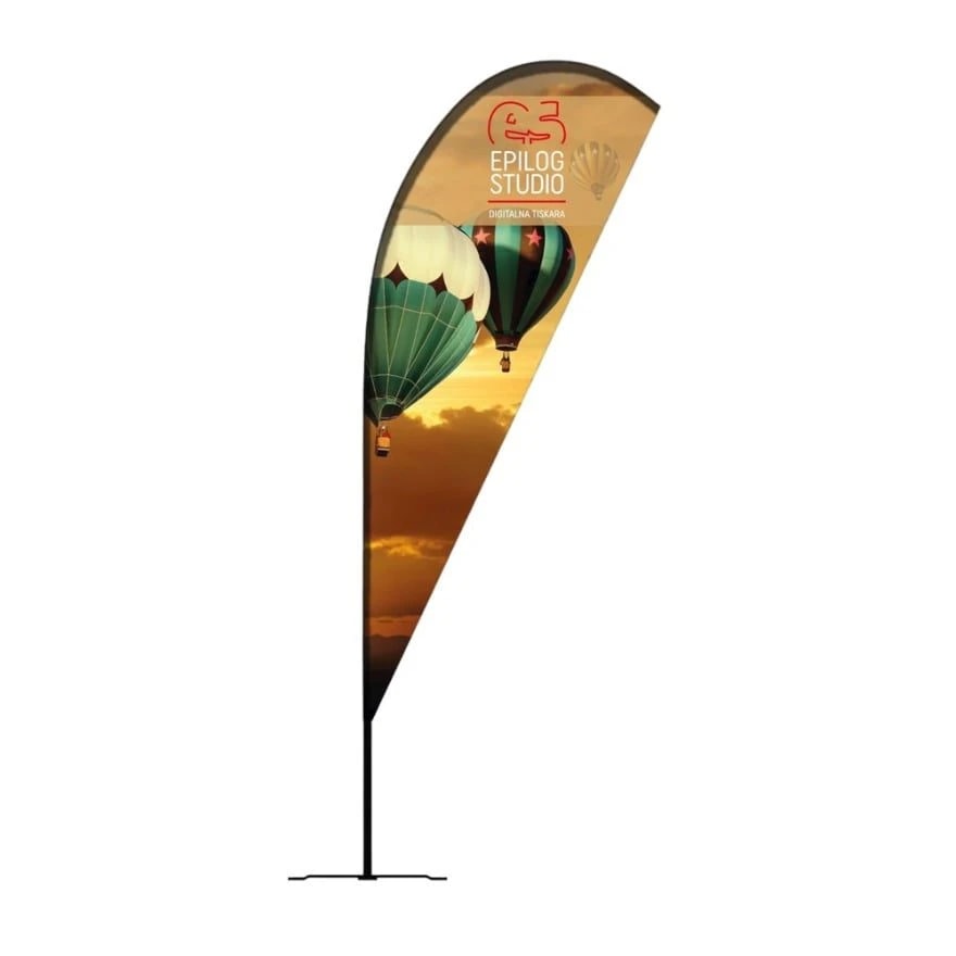 Beach flag DROP komplet