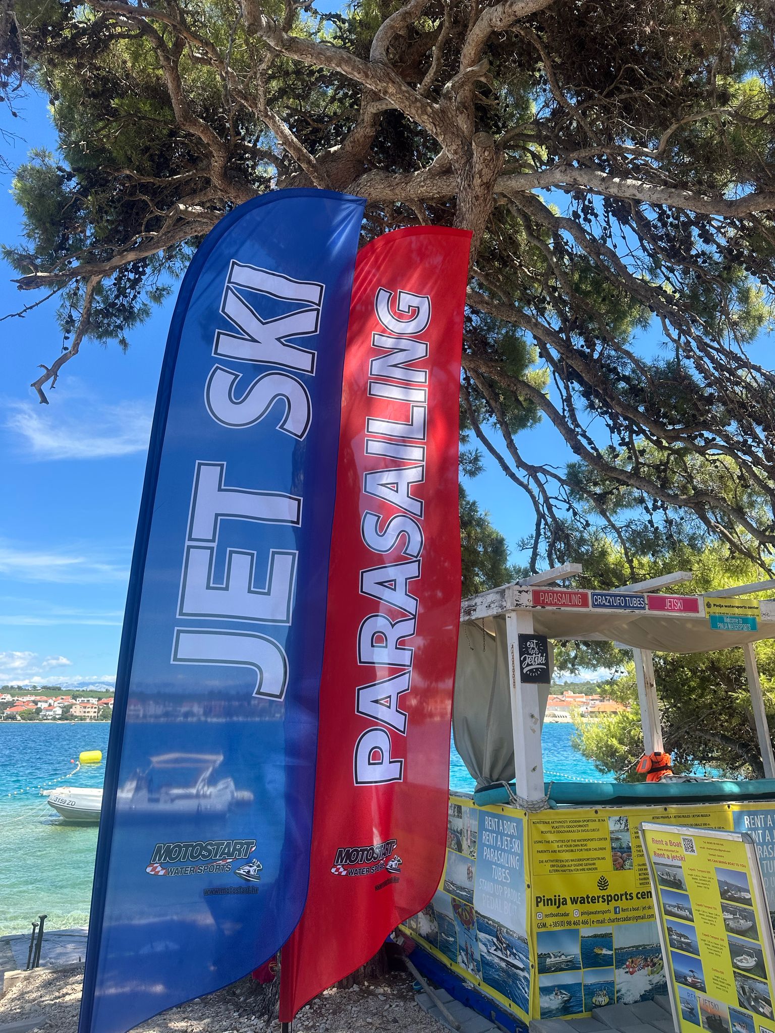 Beach flag Pero Jet Ski
