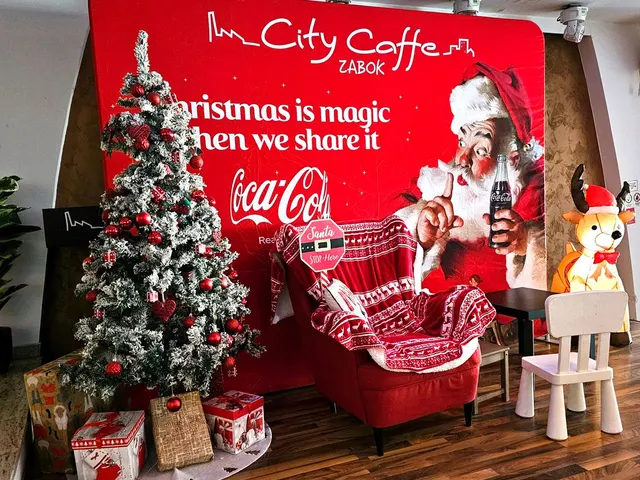 Photo wall City Caffe i Coca-Cola