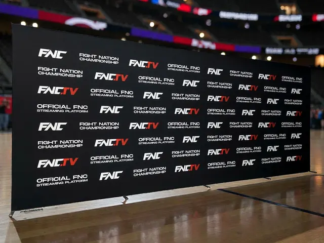 FNC press wall velikog formata u sportskoj dvorani