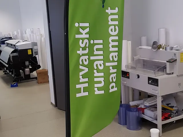 Zastave izrađene za Hrvatski ruralni parlament