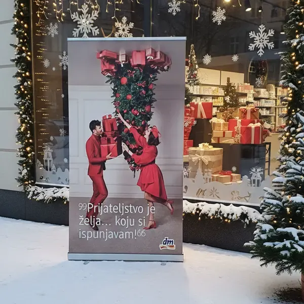 Roll up banner DM - sajamski display